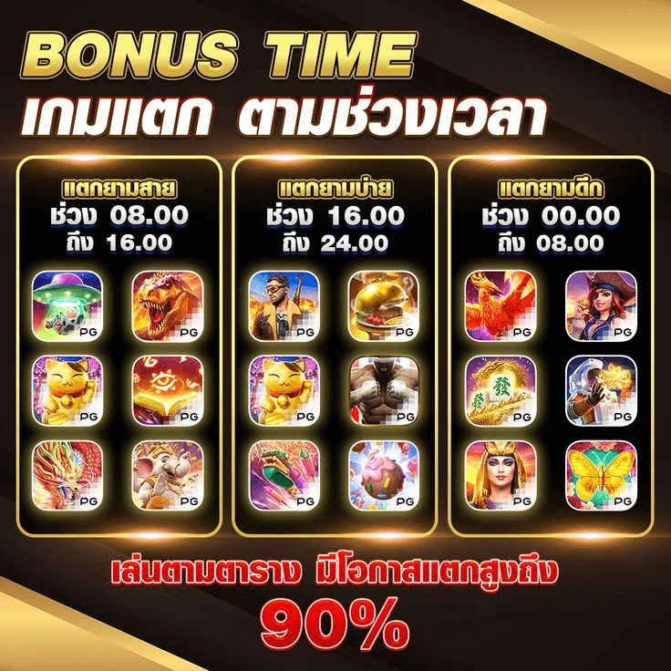 ตาราง ช่วงเวลา สล็อต แตกวันนี้